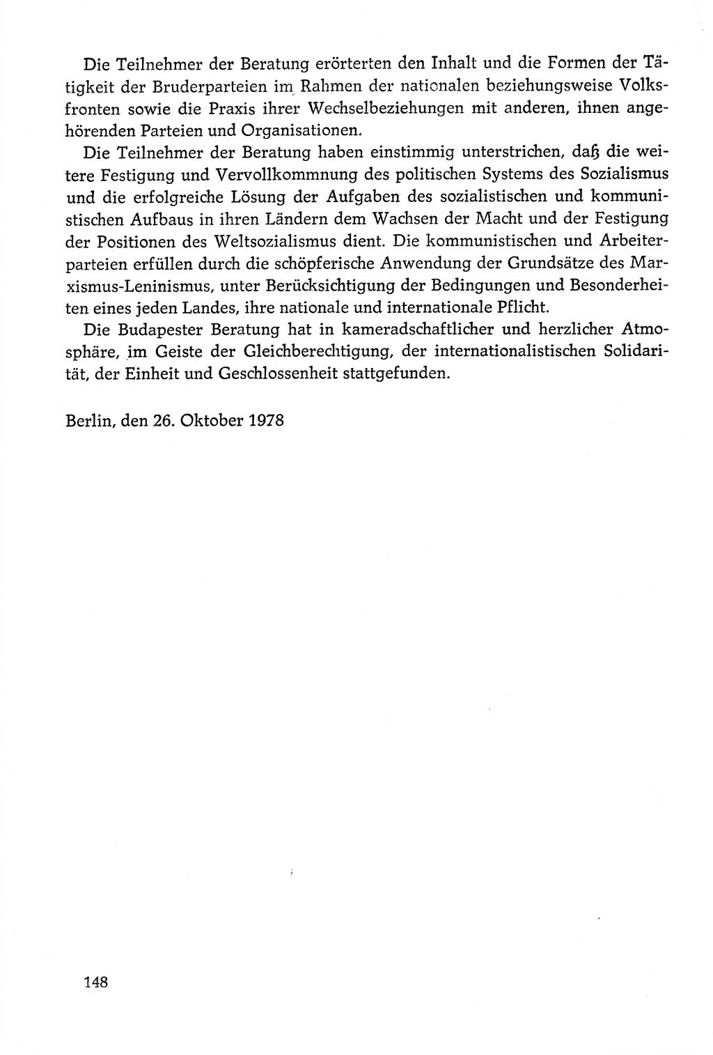 Dokumente der Sozialistischen Einheitspartei Deutschlands (SED) [Deutsche Demokratische Republik (DDR)] 1978-1979, Seite 148 (Dok. SED DDR 1978-1979, S. 148)