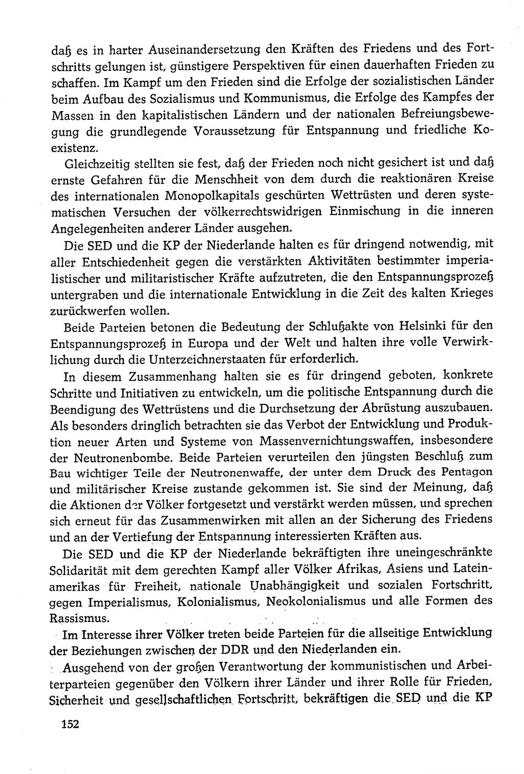 Dokumente der Sozialistischen Einheitspartei Deutschlands (SED) [Deutsche Demokratische Republik (DDR)] 1978-1979, Seite 152 (Dok. SED DDR 1978-1979, S. 152)