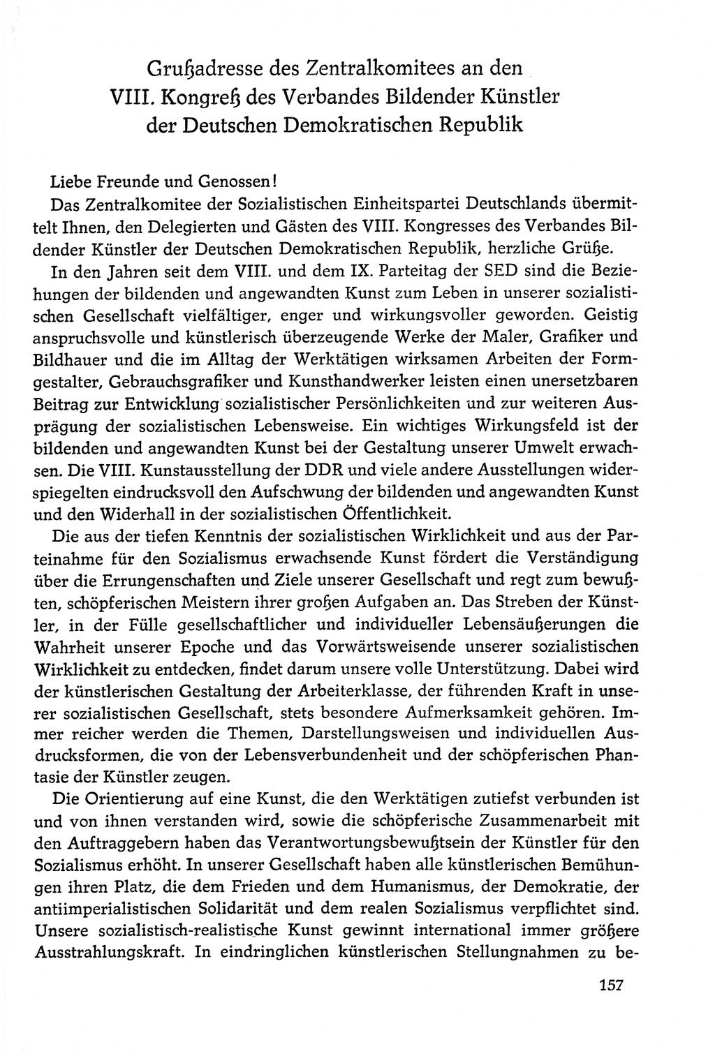 Dokumente der Sozialistischen Einheitspartei Deutschlands (SED) [Deutsche Demokratische Republik (DDR)] 1978-1979, Seite 157 (Dok. SED DDR 1978-1979, S. 157)