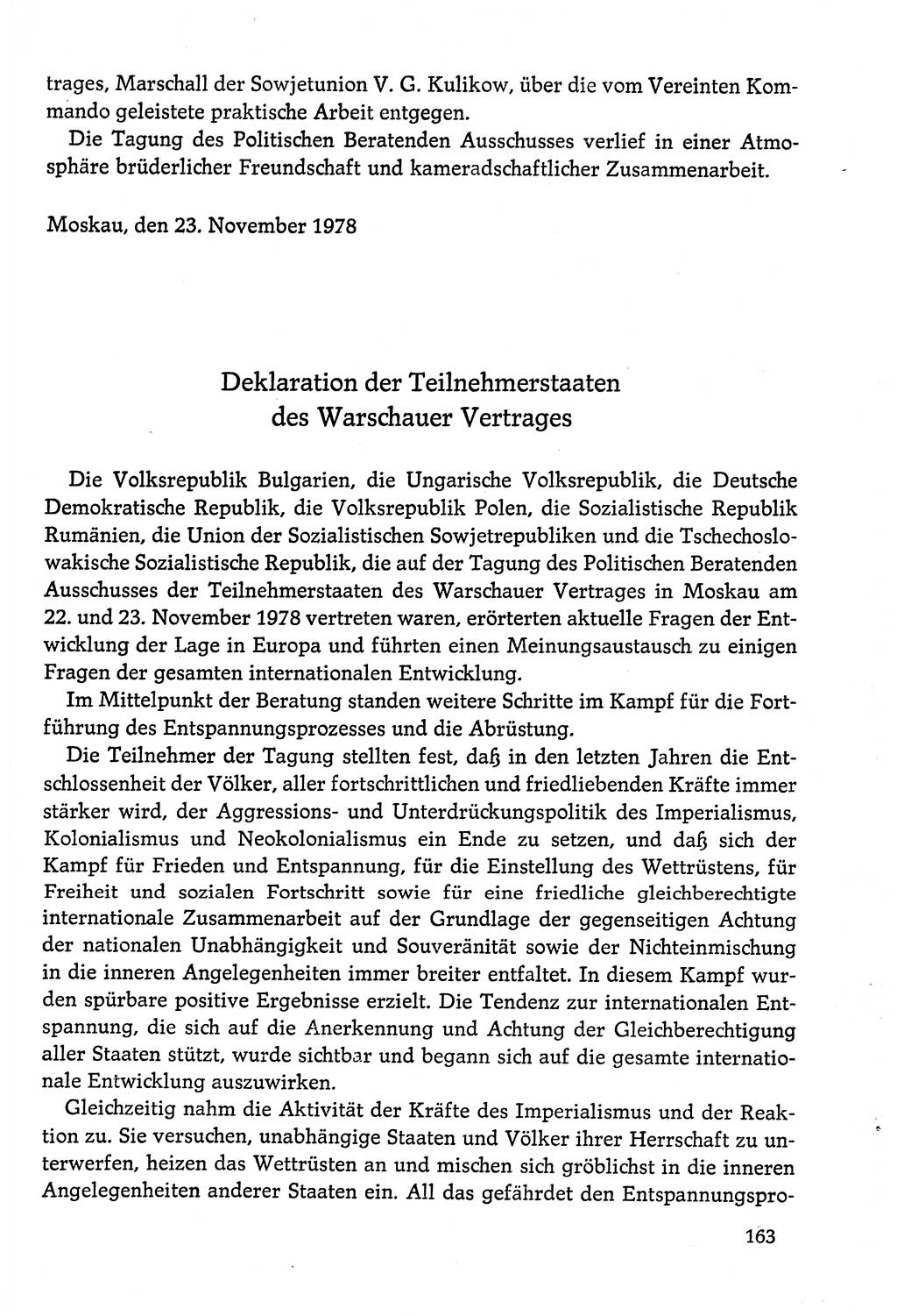 Dokumente der Sozialistischen Einheitspartei Deutschlands (SED) [Deutsche Demokratische Republik (DDR)] 1978-1979, Seite 163 (Dok. SED DDR 1978-1979, S. 163)