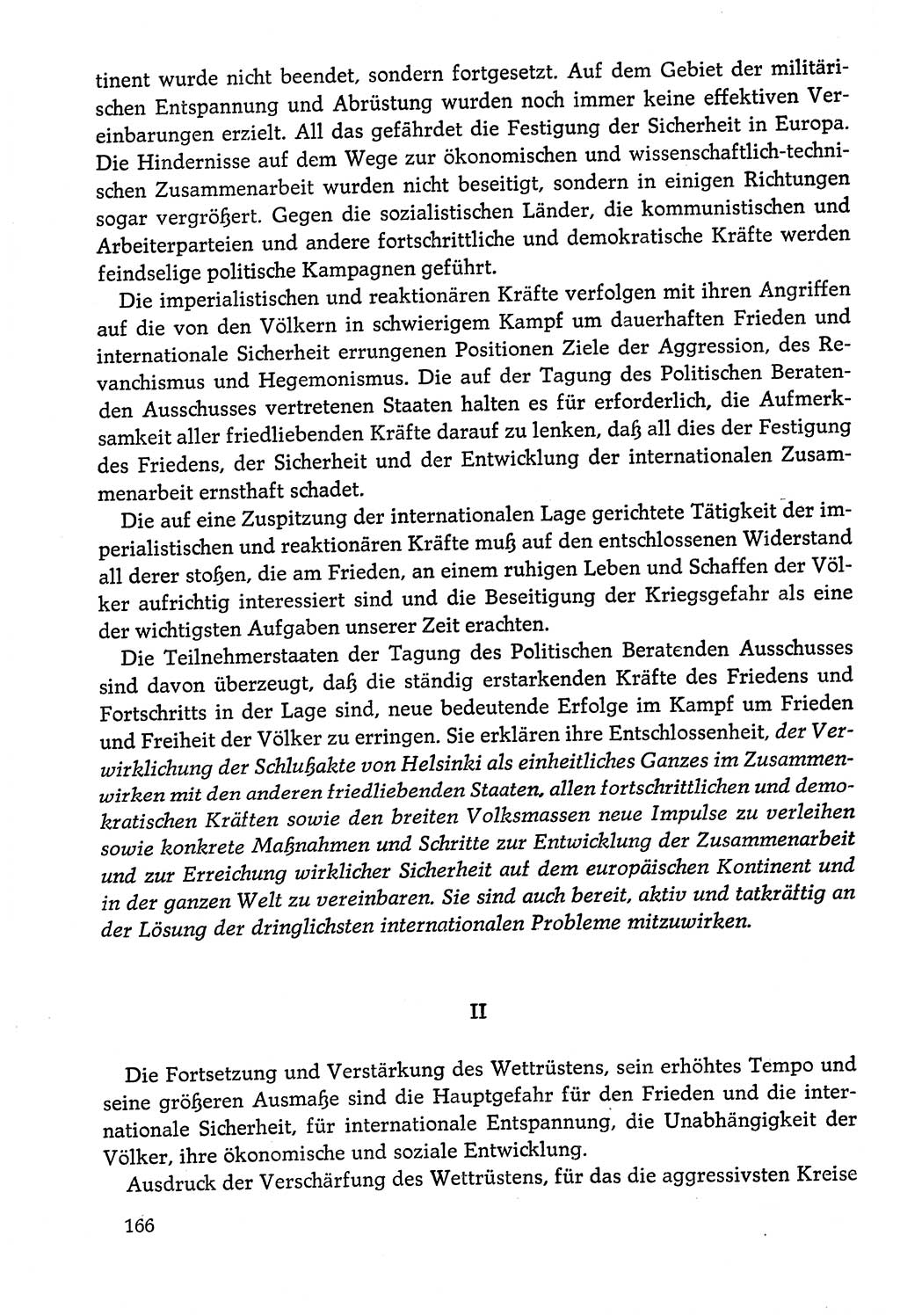 Dokumente der Sozialistischen Einheitspartei Deutschlands (SED) [Deutsche Demokratische Republik (DDR)] 1978-1979, Seite 166 (Dok. SED DDR 1978-1979, S. 166)