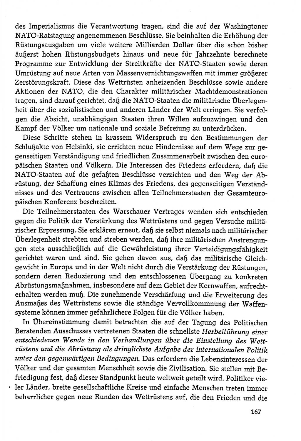 Dokumente der Sozialistischen Einheitspartei Deutschlands (SED) [Deutsche Demokratische Republik (DDR)] 1978-1979, Seite 167 (Dok. SED DDR 1978-1979, S. 167)