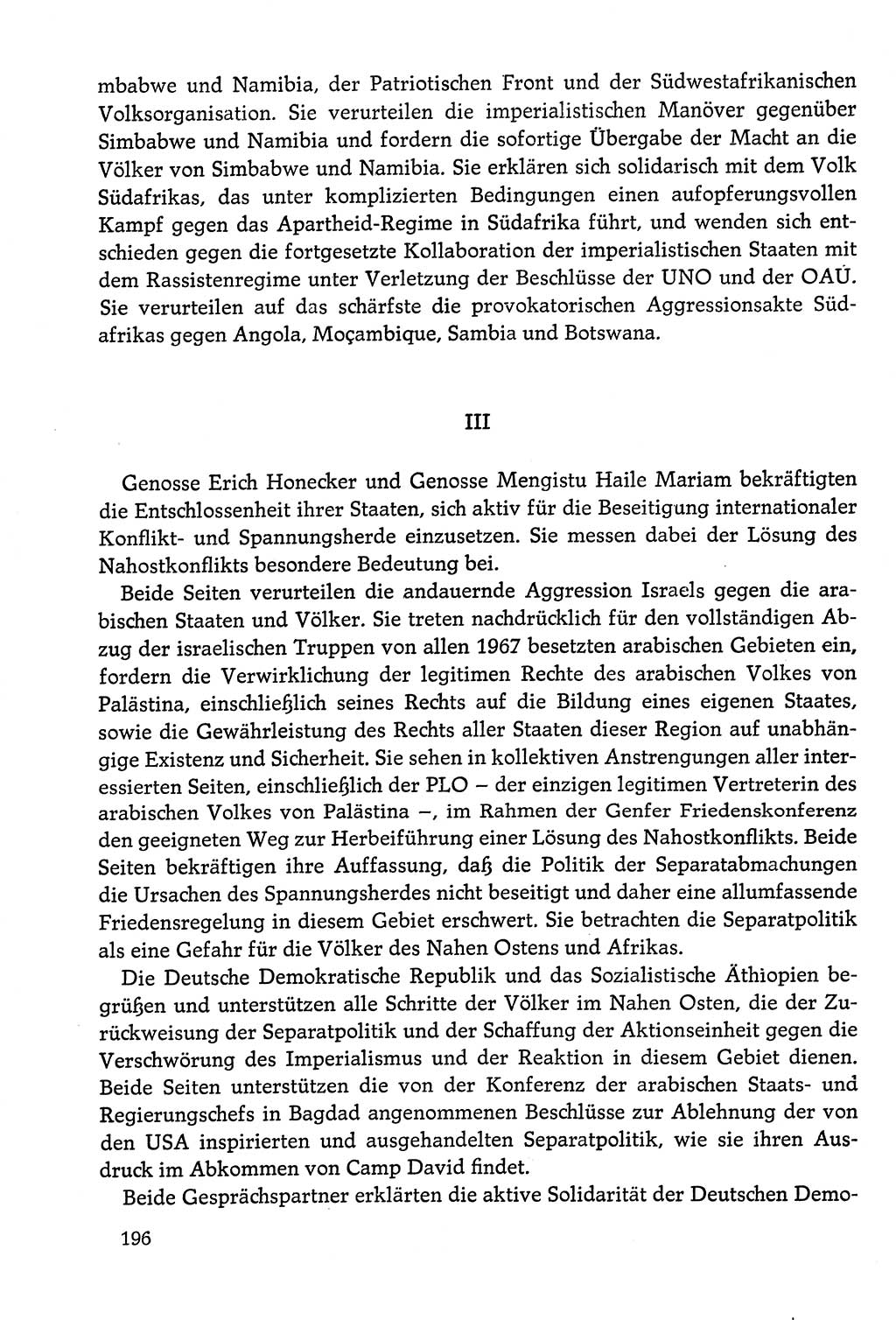 Dokumente der Sozialistischen Einheitspartei Deutschlands (SED) [Deutsche Demokratische Republik (DDR)] 1978-1979, Seite 196 (Dok. SED DDR 1978-1979, S. 196)