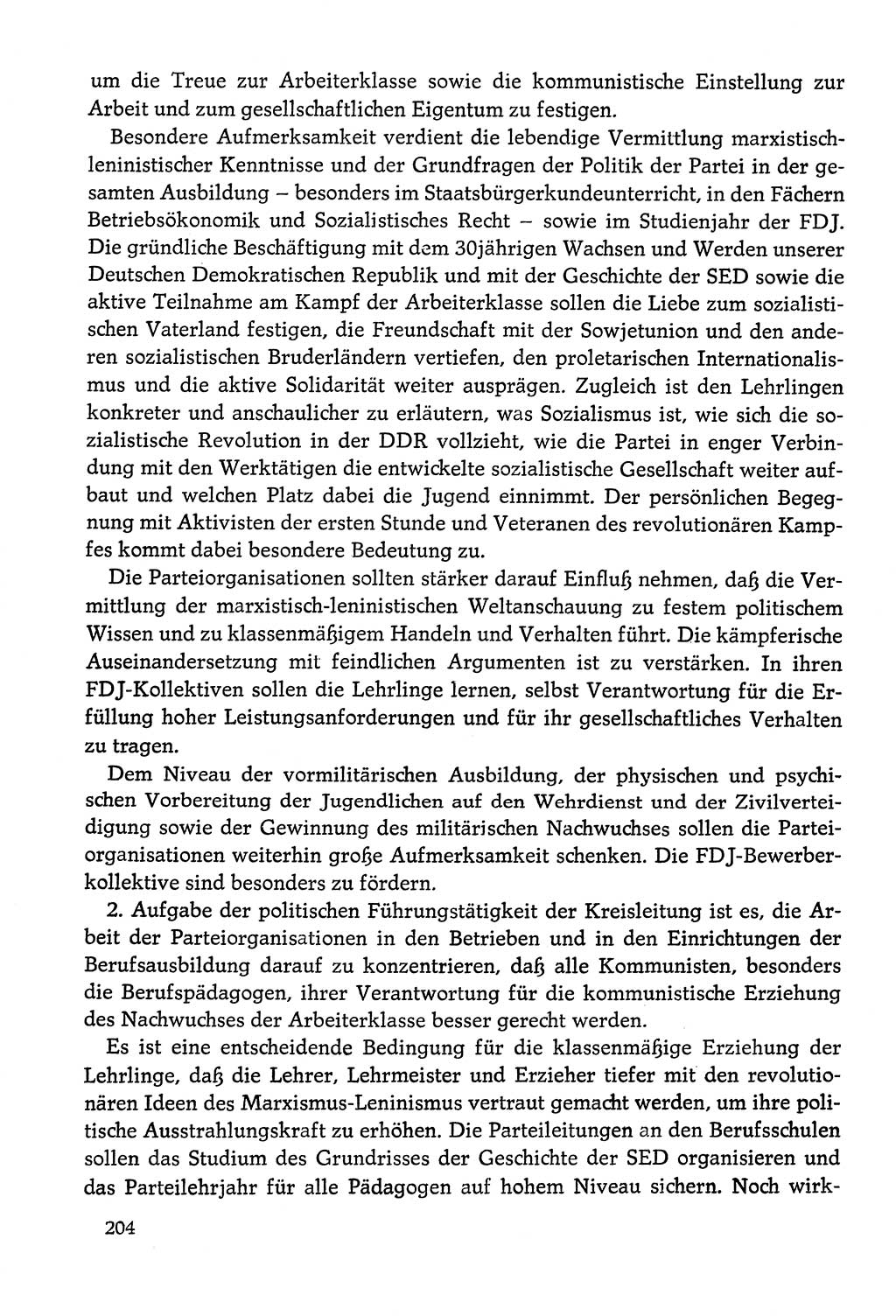 Dokumente der Sozialistischen Einheitspartei Deutschlands (SED) [Deutsche Demokratische Republik (DDR)] 1978-1979, Seite 204 (Dok. SED DDR 1978-1979, S. 204)