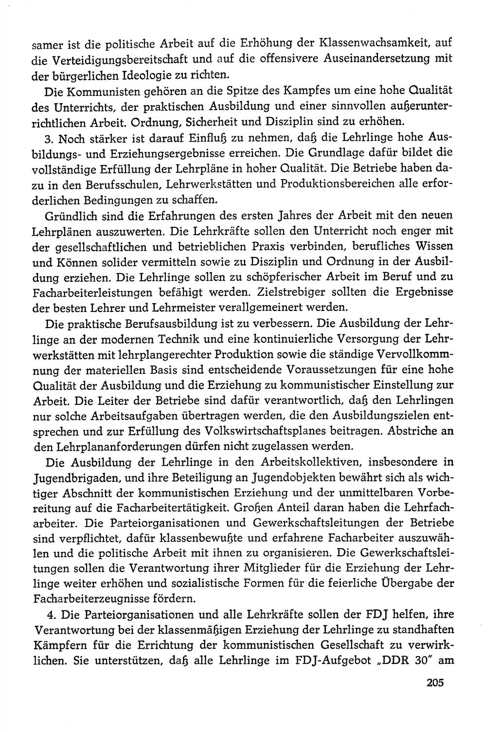 Dokumente der Sozialistischen Einheitspartei Deutschlands (SED) [Deutsche Demokratische Republik (DDR)] 1978-1979, Seite 205 (Dok. SED DDR 1978-1979, S. 205)
