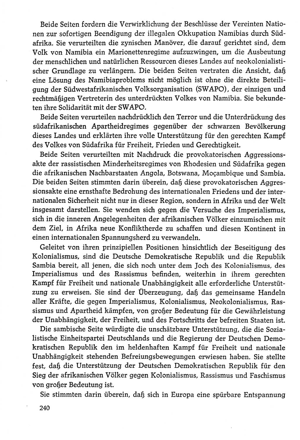 Dokumente der Sozialistischen Einheitspartei Deutschlands (SED) [Deutsche Demokratische Republik (DDR)] 1978-1979, Seite 240 (Dok. SED DDR 1978-1979, S. 240)