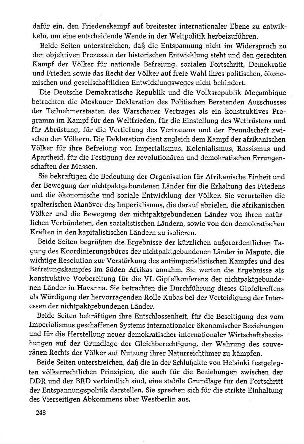Dokumente der Sozialistischen Einheitspartei Deutschlands (SED) [Deutsche Demokratische Republik (DDR)] 1978-1979, Seite 248 (Dok. SED DDR 1978-1979, S. 248)