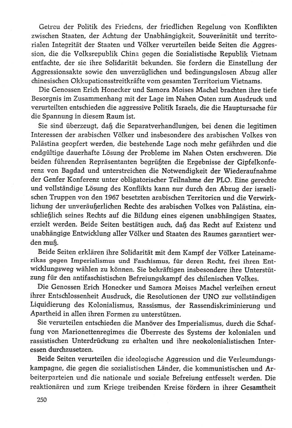 Dokumente der Sozialistischen Einheitspartei Deutschlands (SED) [Deutsche Demokratische Republik (DDR)] 1978-1979, Seite 250 (Dok. SED DDR 1978-1979, S. 250)