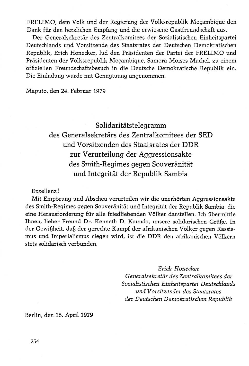 Dokumente der Sozialistischen Einheitspartei Deutschlands (SED) [Deutsche Demokratische Republik (DDR)] 1978-1979, Seite 254 (Dok. SED DDR 1978-1979, S. 254)