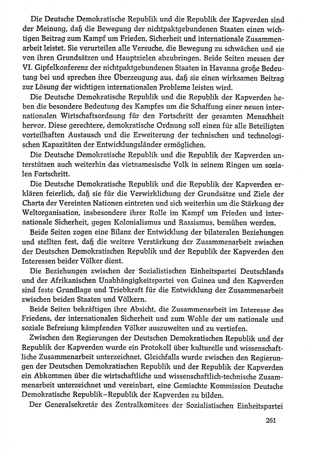 Dokumente der Sozialistischen Einheitspartei Deutschlands (SED) [Deutsche Demokratische Republik (DDR)] 1978-1979, Seite 261 (Dok. SED DDR 1978-1979, S. 261)