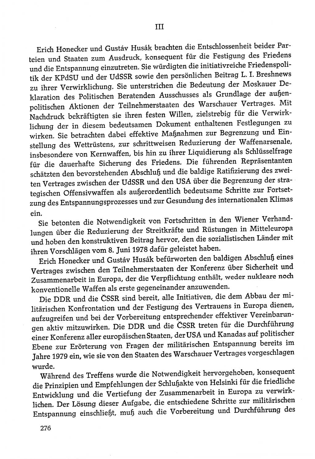 Dokumente der Sozialistischen Einheitspartei Deutschlands (SED) [Deutsche Demokratische Republik (DDR)] 1978-1979, Seite 276 (Dok. SED DDR 1978-1979, S. 276)