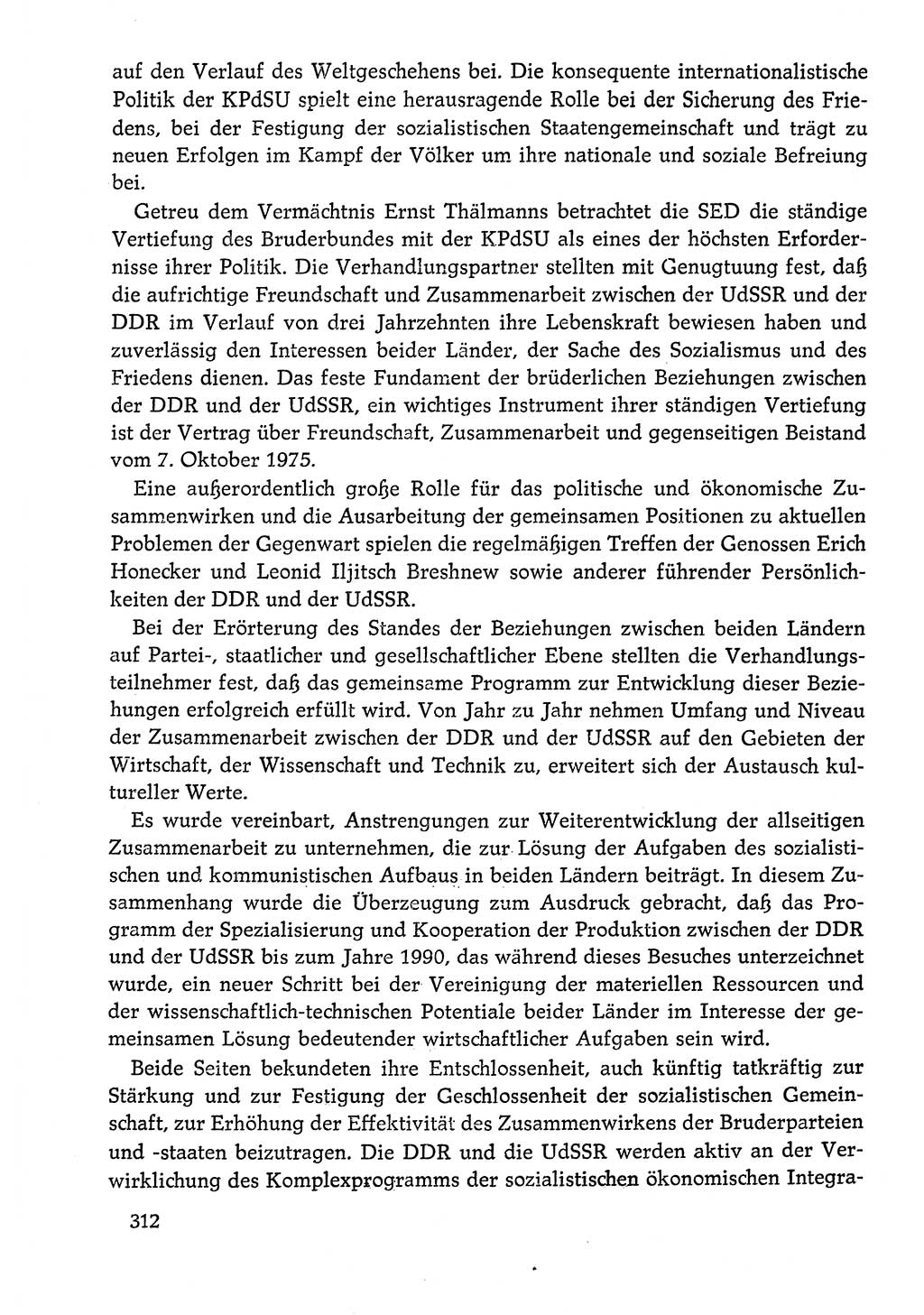 Dokumente der Sozialistischen Einheitspartei Deutschlands (SED) [Deutsche Demokratische Republik (DDR)] 1978-1979, Seite 312 (Dok. SED DDR 1978-1979, S. 312)