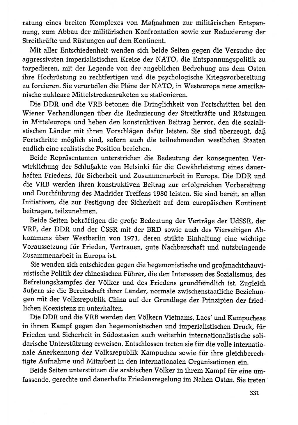 Dokumente der Sozialistischen Einheitspartei Deutschlands (SED) [Deutsche Demokratische Republik (DDR)] 1978-1979, Seite 331 (Dok. SED DDR 1978-1979, S. 331)