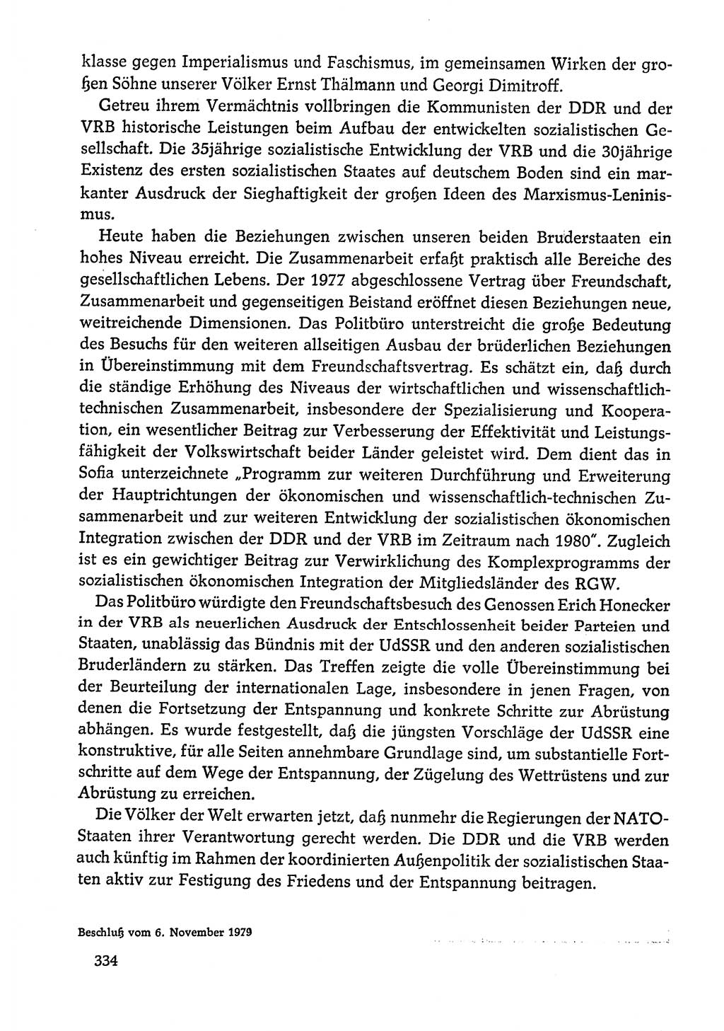 Dokumente der Sozialistischen Einheitspartei Deutschlands (SED) [Deutsche Demokratische Republik (DDR)] 1978-1979, Seite 334 (Dok. SED DDR 1978-1979, S. 334)