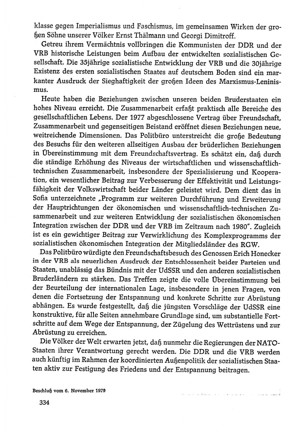 Dokumente der Sozialistischen Einheitspartei Deutschlands (SED) [Deutsche Demokratische Republik (DDR)] 1978-1979, Seite 334 (Dok. SED DDR 1978-1979, S. 334)