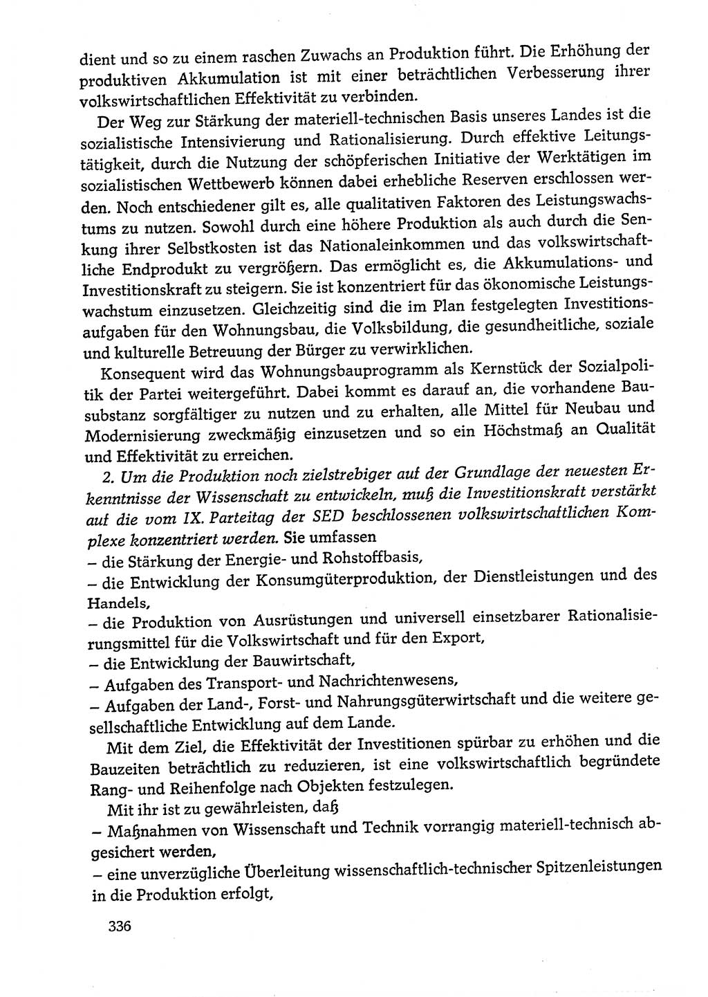 Dokumente der Sozialistischen Einheitspartei Deutschlands (SED) [Deutsche Demokratische Republik (DDR)] 1978-1979, Seite 336 (Dok. SED DDR 1978-1979, S. 336)