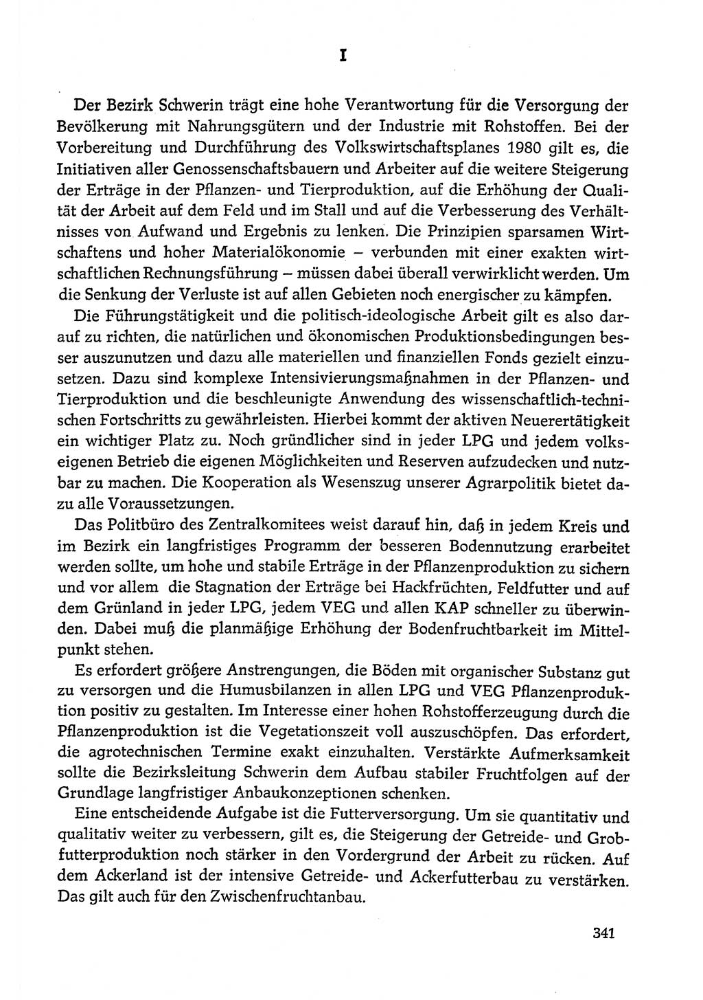 Dokumente der Sozialistischen Einheitspartei Deutschlands (SED) [Deutsche Demokratische Republik (DDR)] 1978-1979, Seite 341 (Dok. SED DDR 1978-1979, S. 341)