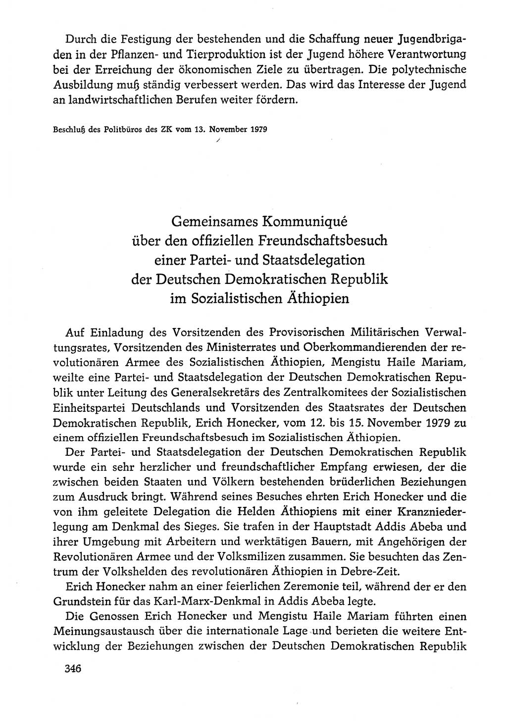 Dokumente der Sozialistischen Einheitspartei Deutschlands (SED) [Deutsche Demokratische Republik (DDR)] 1978-1979, Seite 346 (Dok. SED DDR 1978-1979, S. 346)