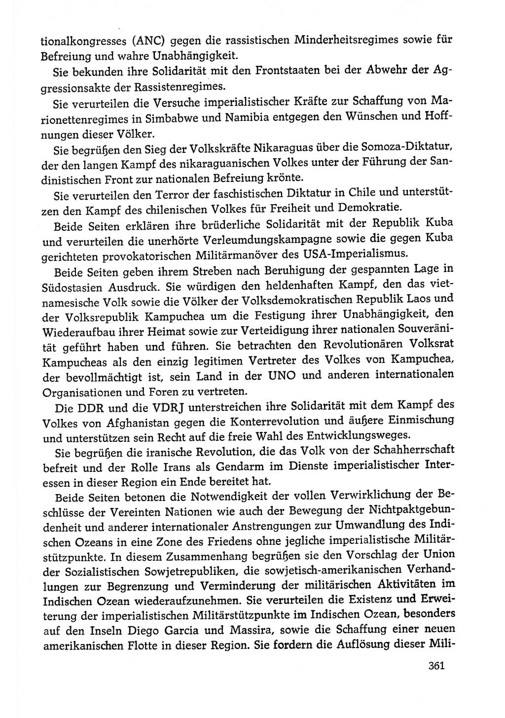 Dokumente der Sozialistischen Einheitspartei Deutschlands (SED) [Deutsche Demokratische Republik (DDR)] 1978-1979, Seite 361 (Dok. SED DDR 1978-1979, S. 361)