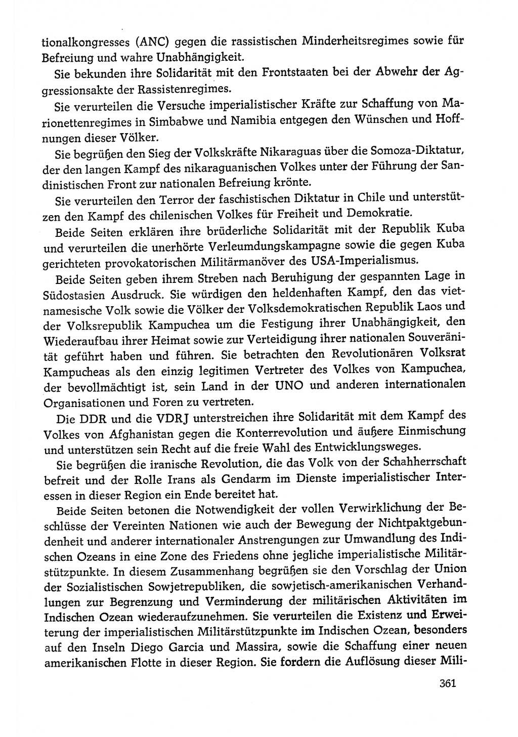 Dokumente der Sozialistischen Einheitspartei Deutschlands (SED) [Deutsche Demokratische Republik (DDR)] 1978-1979, Seite 361 (Dok. SED DDR 1978-1979, S. 361)
