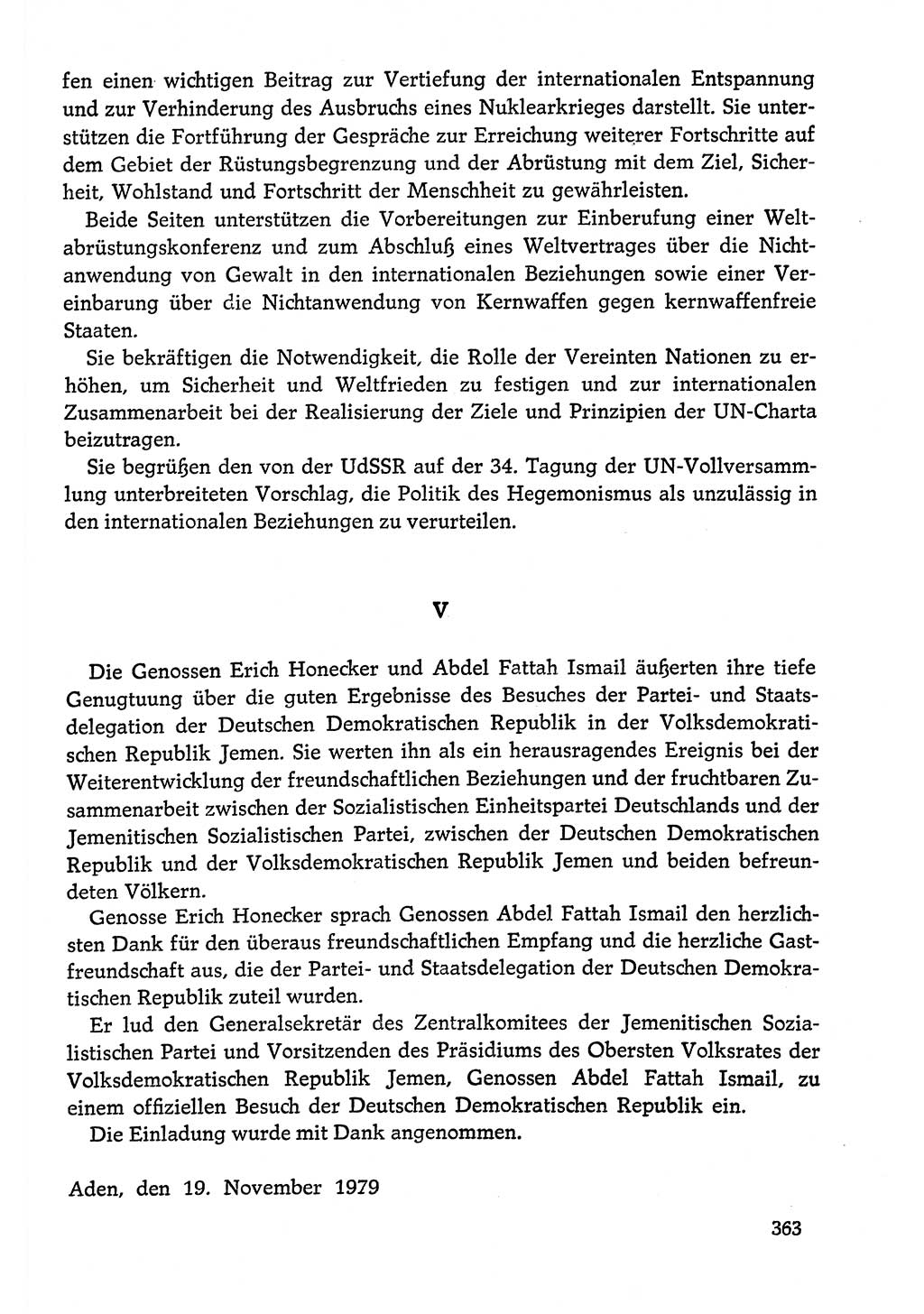 Dokumente der Sozialistischen Einheitspartei Deutschlands (SED) [Deutsche Demokratische Republik (DDR)] 1978-1979, Seite 363 (Dok. SED DDR 1978-1979, S. 363)