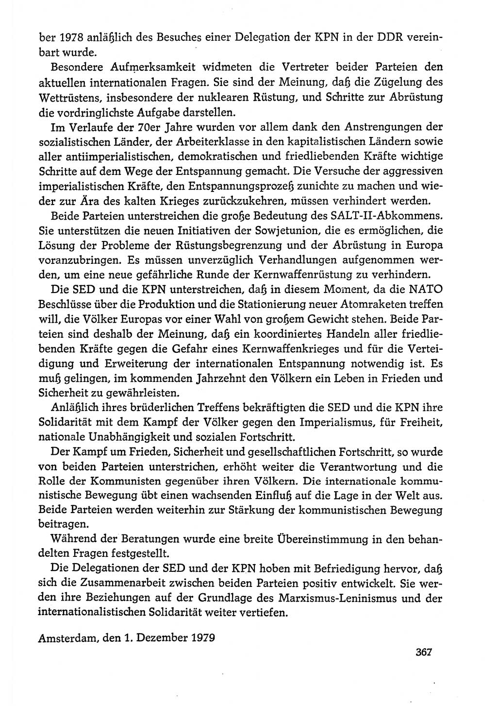 Dokumente der Sozialistischen Einheitspartei Deutschlands (SED) [Deutsche Demokratische Republik (DDR)] 1978-1979, Seite 367 (Dok. SED DDR 1978-1979, S. 367)