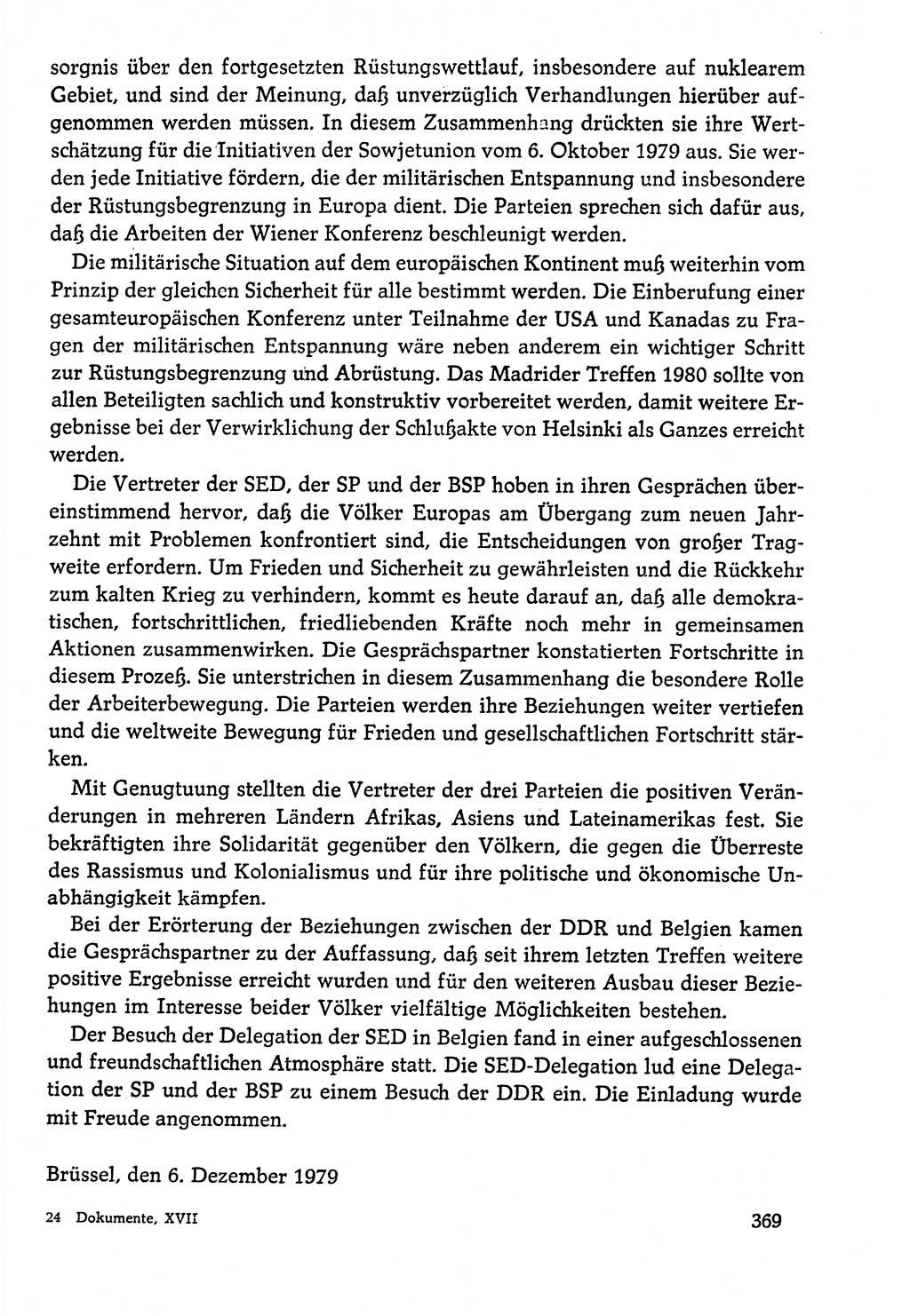 Dokumente der Sozialistischen Einheitspartei Deutschlands (SED) [Deutsche Demokratische Republik (DDR)] 1978-1979, Seite 369 (Dok. SED DDR 1978-1979, S. 369)