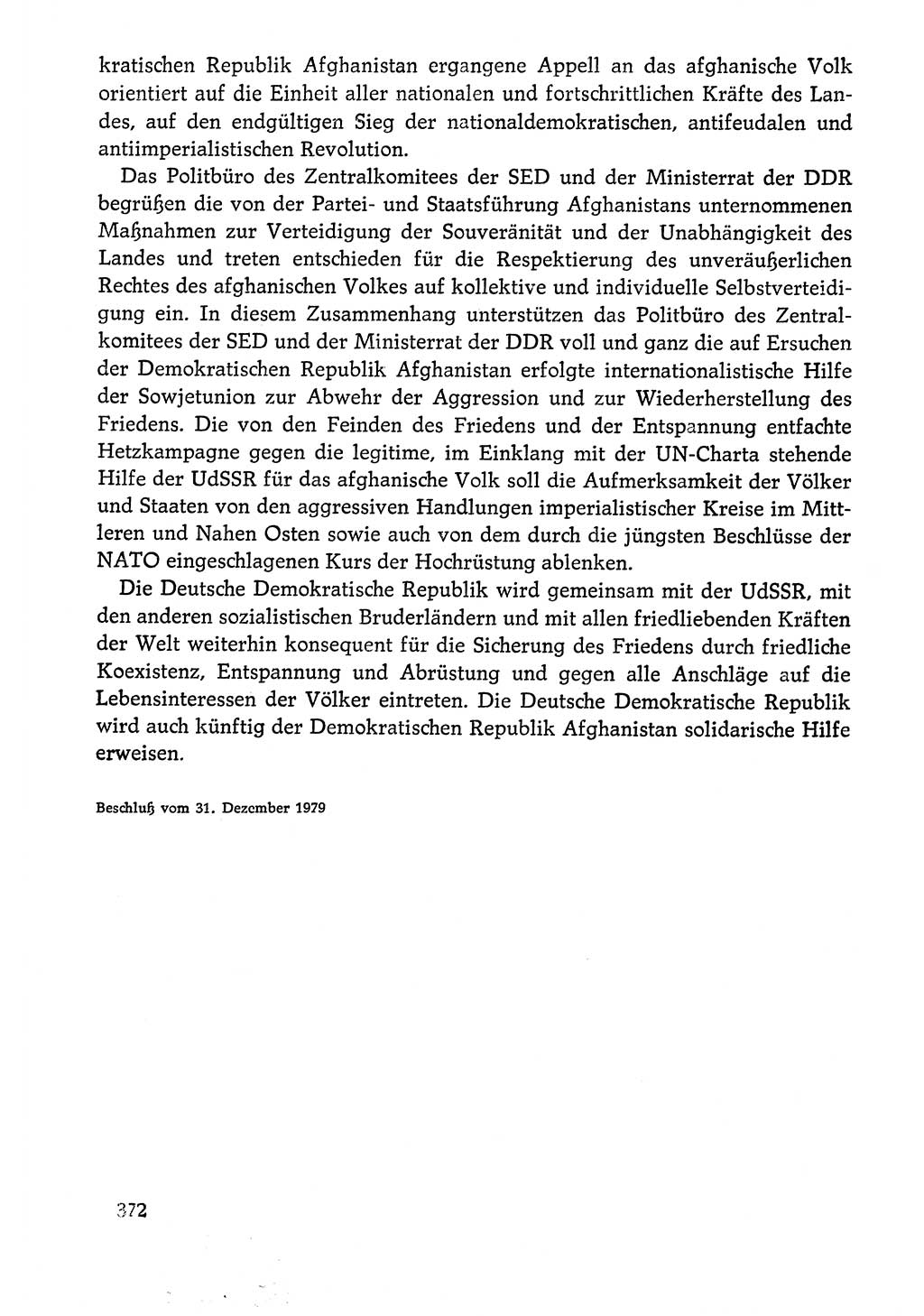 Dokumente der Sozialistischen Einheitspartei Deutschlands (SED) [Deutsche Demokratische Republik (DDR)] 1978-1979, Seite 372 (Dok. SED DDR 1978-1979, S. 372)