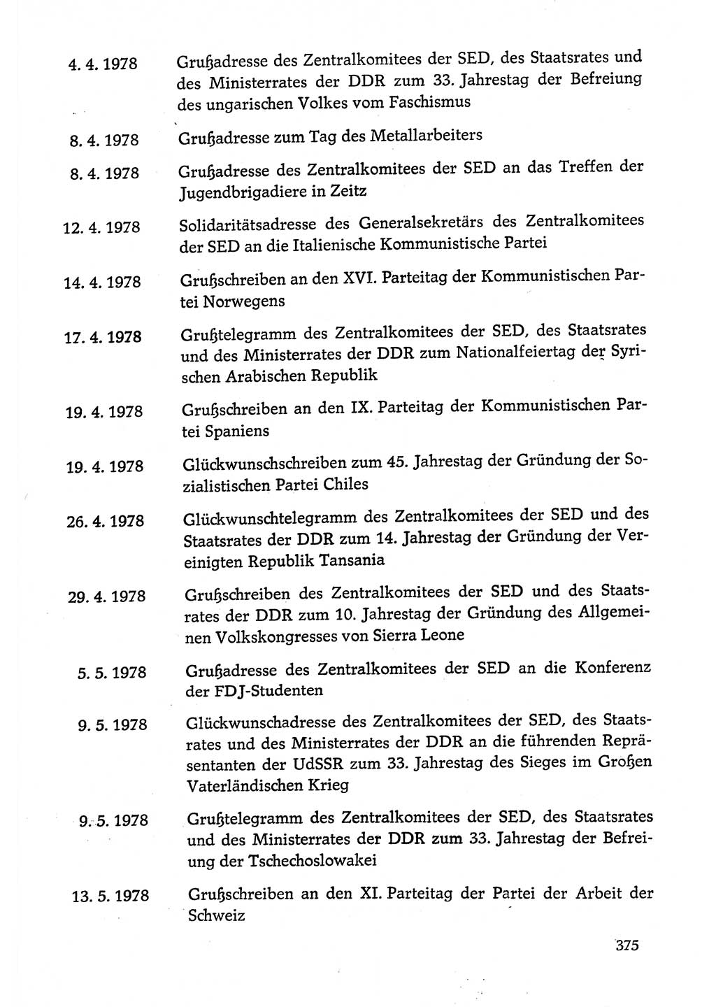 Dokumente der Sozialistischen Einheitspartei Deutschlands (SED) [Deutsche Demokratische Republik (DDR)] 1978-1979, Seite 375 (Dok. SED DDR 1978-1979, S. 375)