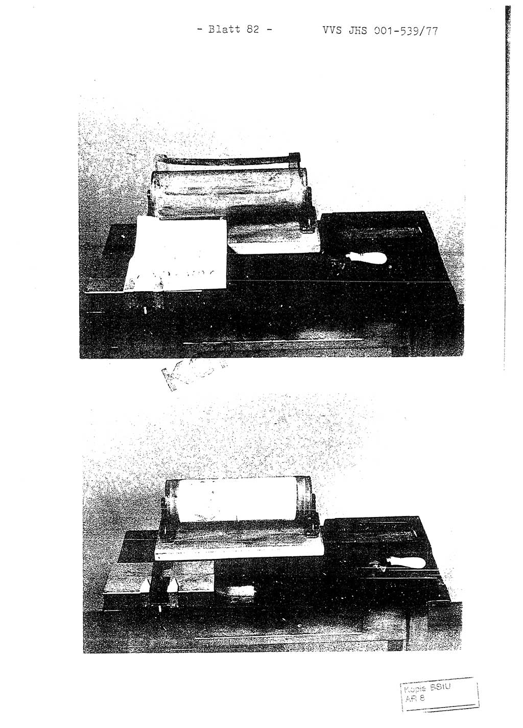 Fachschulabschlußarbeit Hauptmann Dietrich Jung (Abt. ⅩⅣ), Leutnant Klaus Klötzner (Abt. ⅩⅣ), Ministerium für Staatssicherheit (MfS) [Deutsche Demokratische Republik (DDR)], Juristische Hochschule (JHS), Vertrauliche Verschlußsache (VVS) 001-539/77, Potsdam 1978, Seite 82 (FS-Abschl.-Arb. MfS DDR JHS VVS 001-539/77 1978, S. 82)