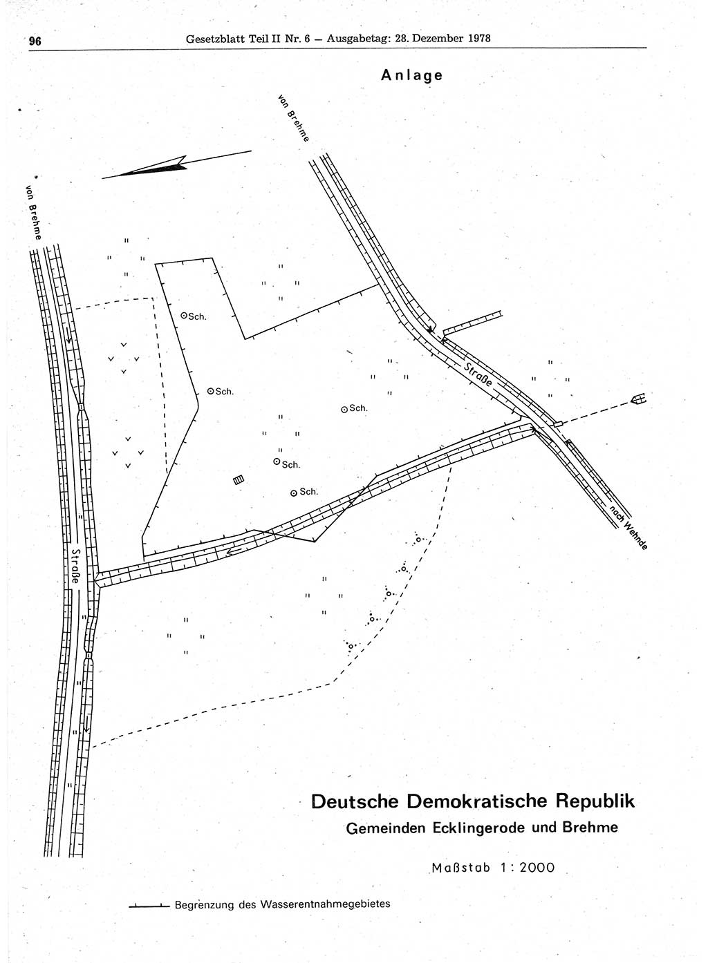 Gesetzblatt (GBl.) der Deutschen Demokratischen Republik (DDR) Teil ⅠⅠ 1978, Seite 96 (GBl. DDR ⅠⅠ 1978, S. 96)