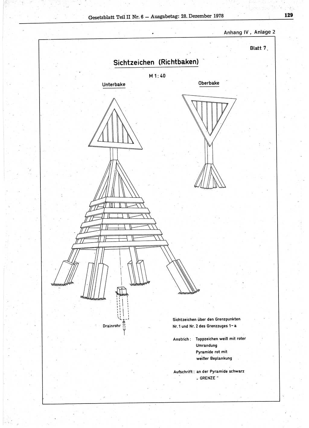 Gesetzblatt (GBl.) der Deutschen Demokratischen Republik (DDR) Teil ⅠⅠ 1978, Seite 129 (GBl. DDR ⅠⅠ 1978, S. 129)