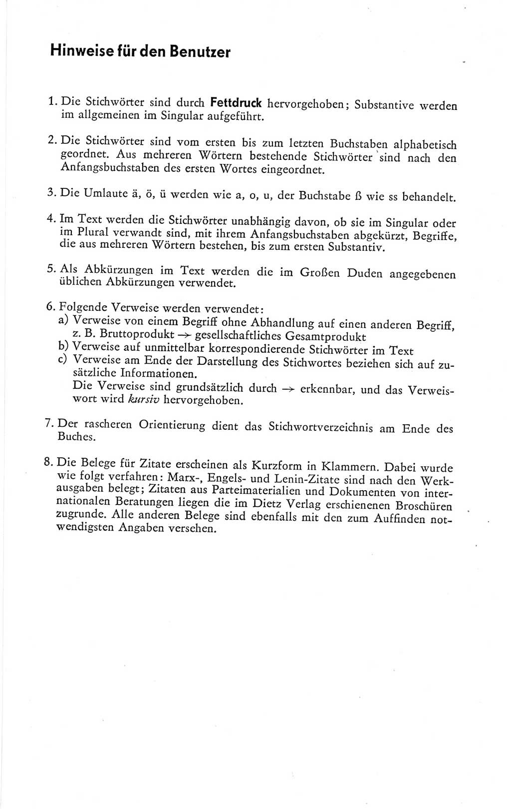 Kleines politisches Wörterbuch [Deutsche Demokratische Republik (DDR)] 1978, Seite 9 (Kl. pol. Wb. DDR 1978, S. 9)