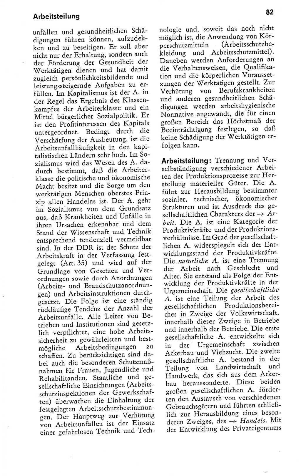 Kleines politisches Wörterbuch [Deutsche Demokratische Republik (DDR)] 1978, Seite 82 (Kl. pol. Wb. DDR 1978, S. 82)
