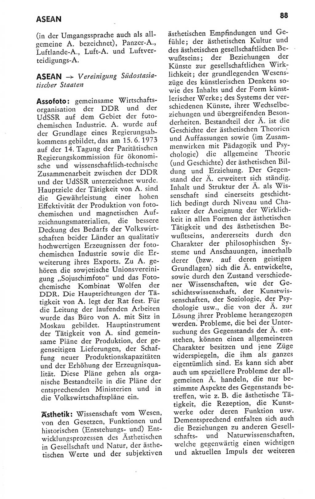 Kleines politisches Wörterbuch [Deutsche Demokratische Republik (DDR)] 1978, Seite 88 (Kl. pol. Wb. DDR 1978, S. 88)