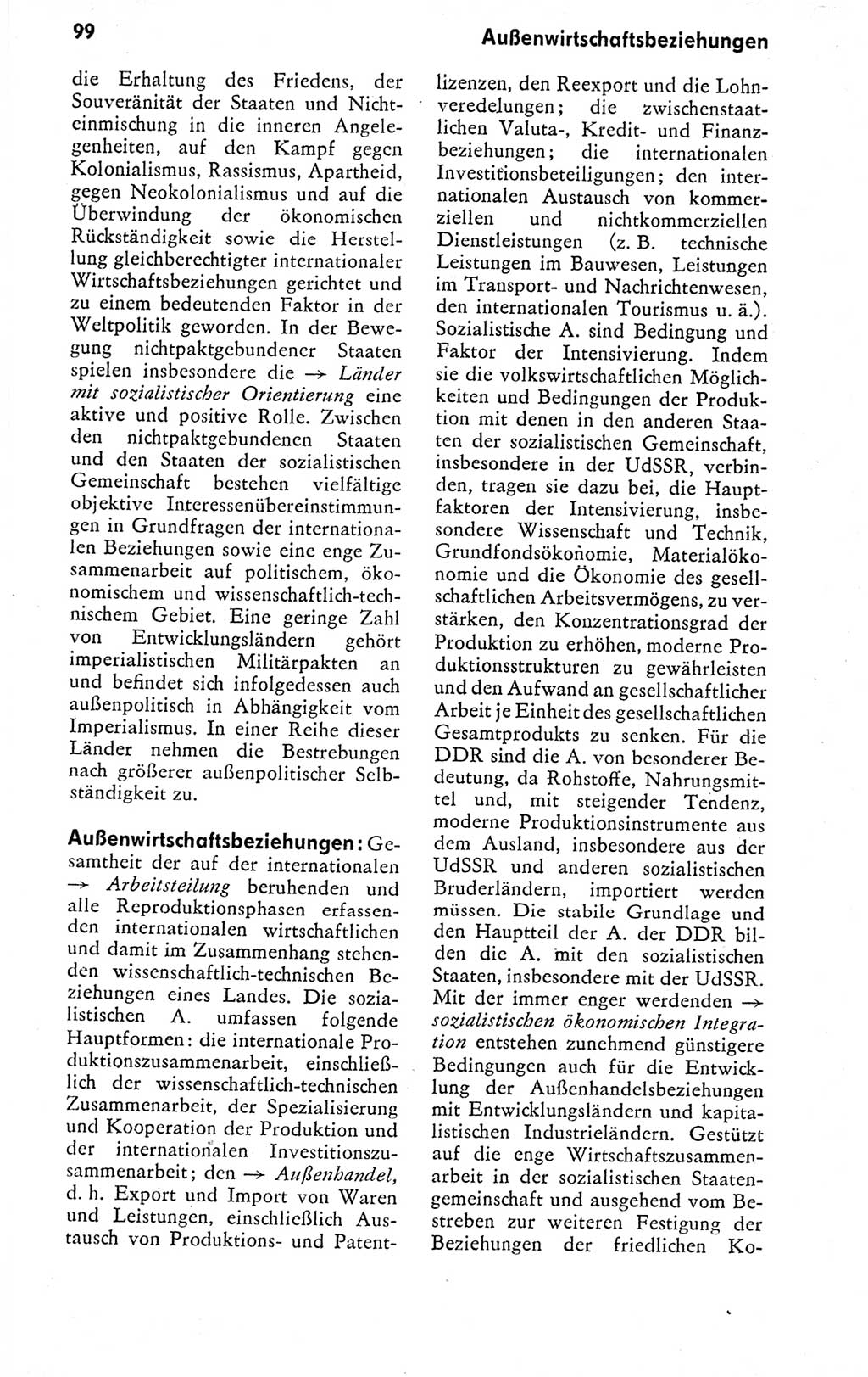 Kleines politisches Wörterbuch [Deutsche Demokratische Republik (DDR)] 1978, Seite 99 (Kl. pol. Wb. DDR 1978, S. 99)
