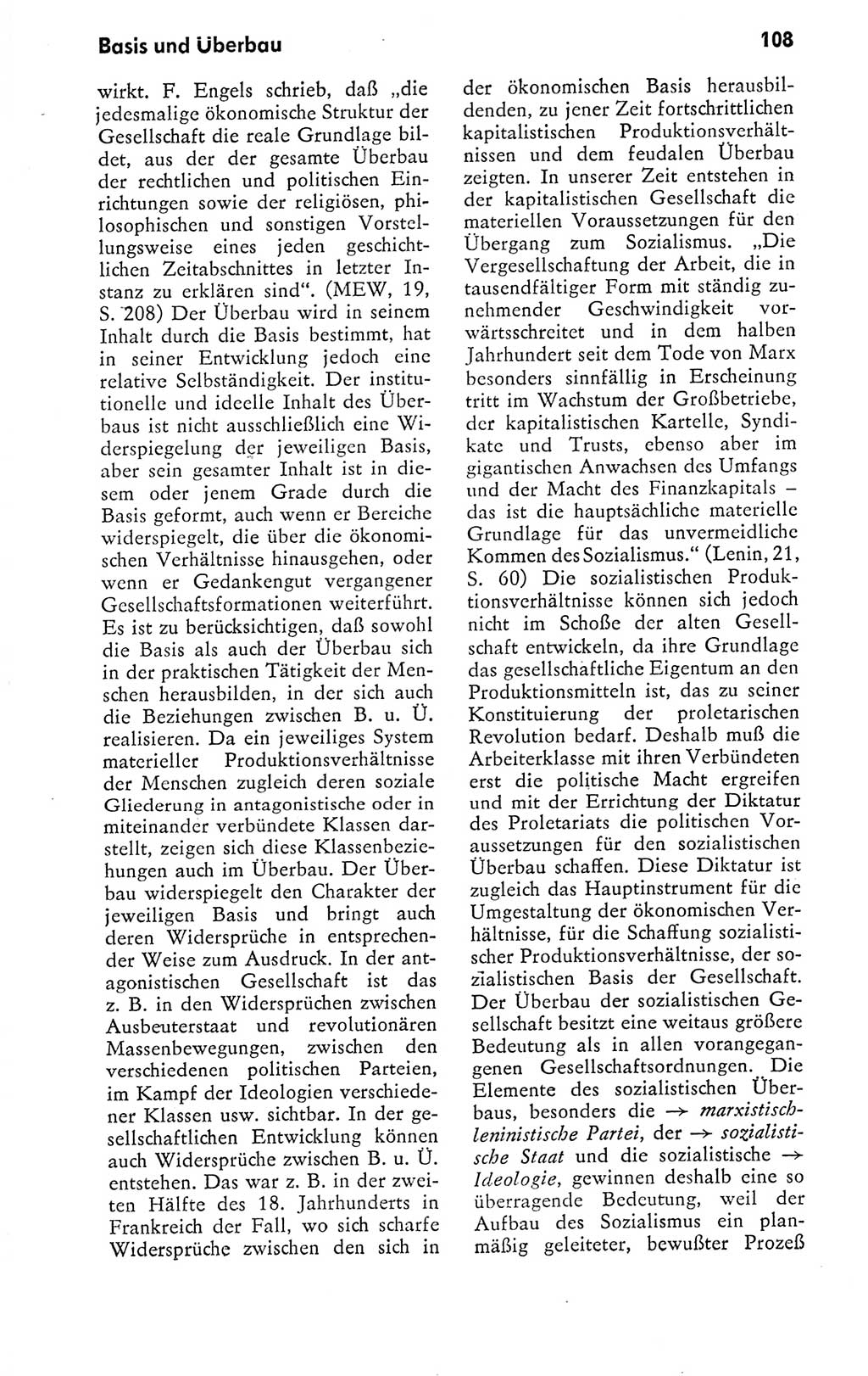 Kleines politisches Wörterbuch [Deutsche Demokratische Republik (DDR)] 1978, Seite 108 (Kl. pol. Wb. DDR 1978, S. 108)