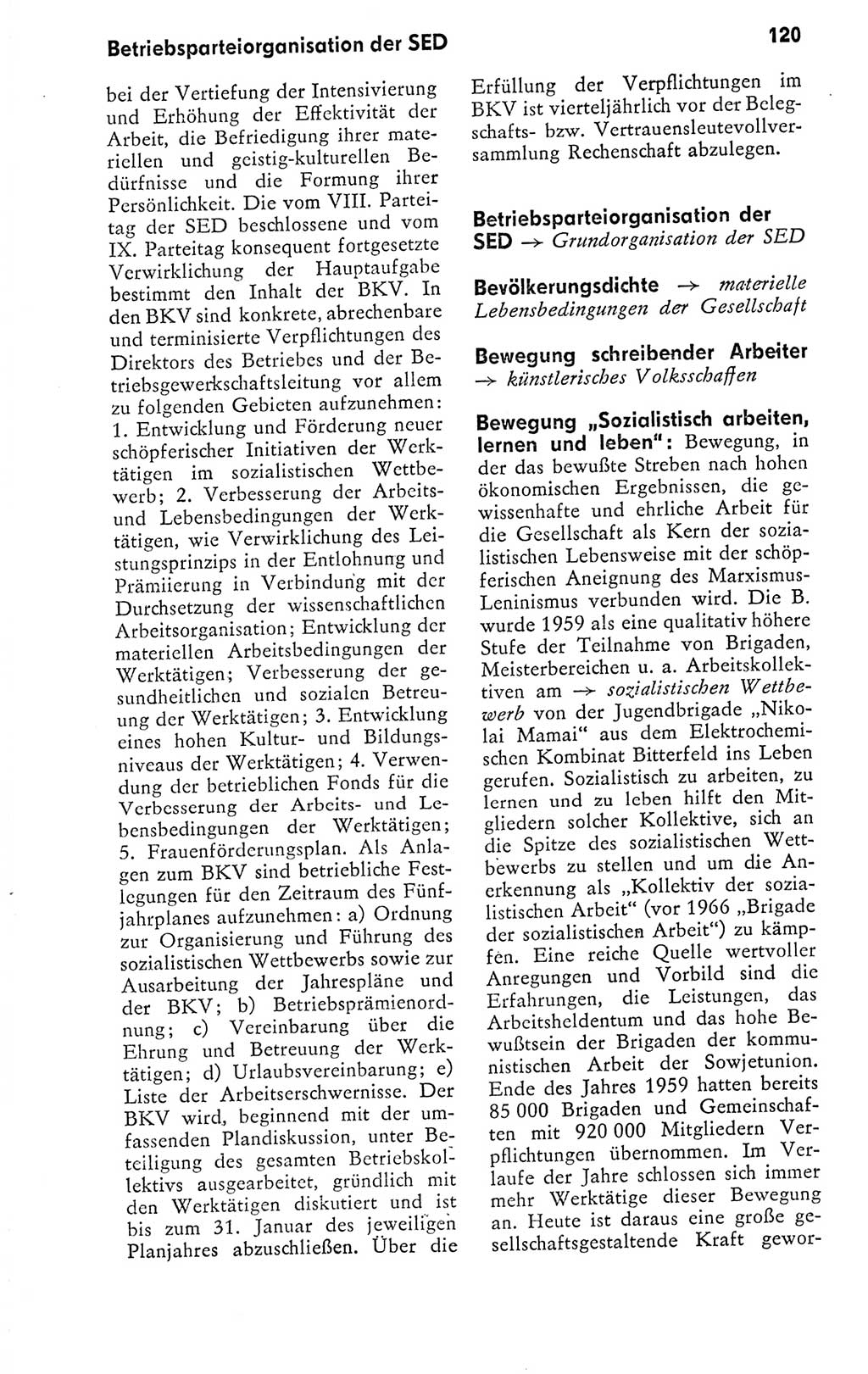 Kleines politisches Wörterbuch [Deutsche Demokratische Republik (DDR)] 1978, Seite 120 (Kl. pol. Wb. DDR 1978, S. 120)