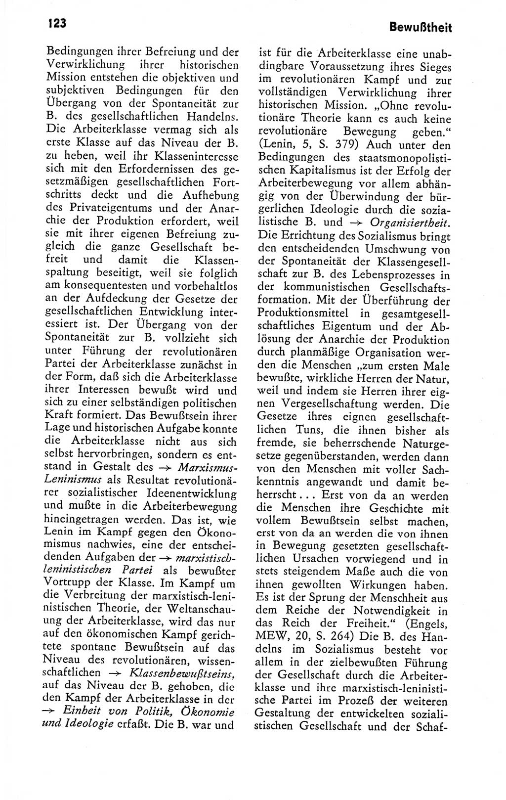 Kleines politisches Wörterbuch [Deutsche Demokratische Republik (DDR)] 1978, Seite 123 (Kl. pol. Wb. DDR 1978, S. 123)