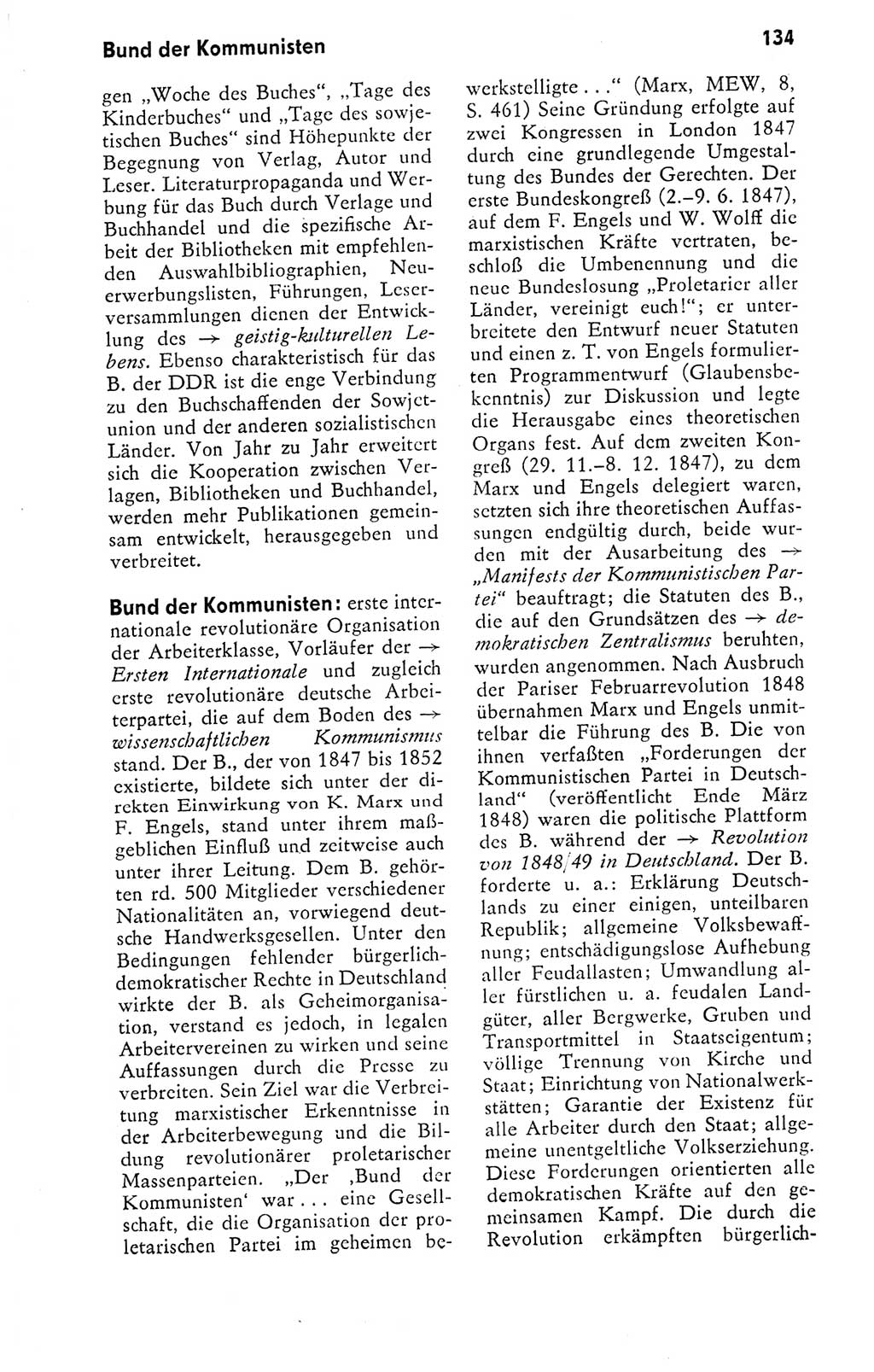 Kleines politisches Wörterbuch [Deutsche Demokratische Republik (DDR)] 1978, Seite 134 (Kl. pol. Wb. DDR 1978, S. 134)