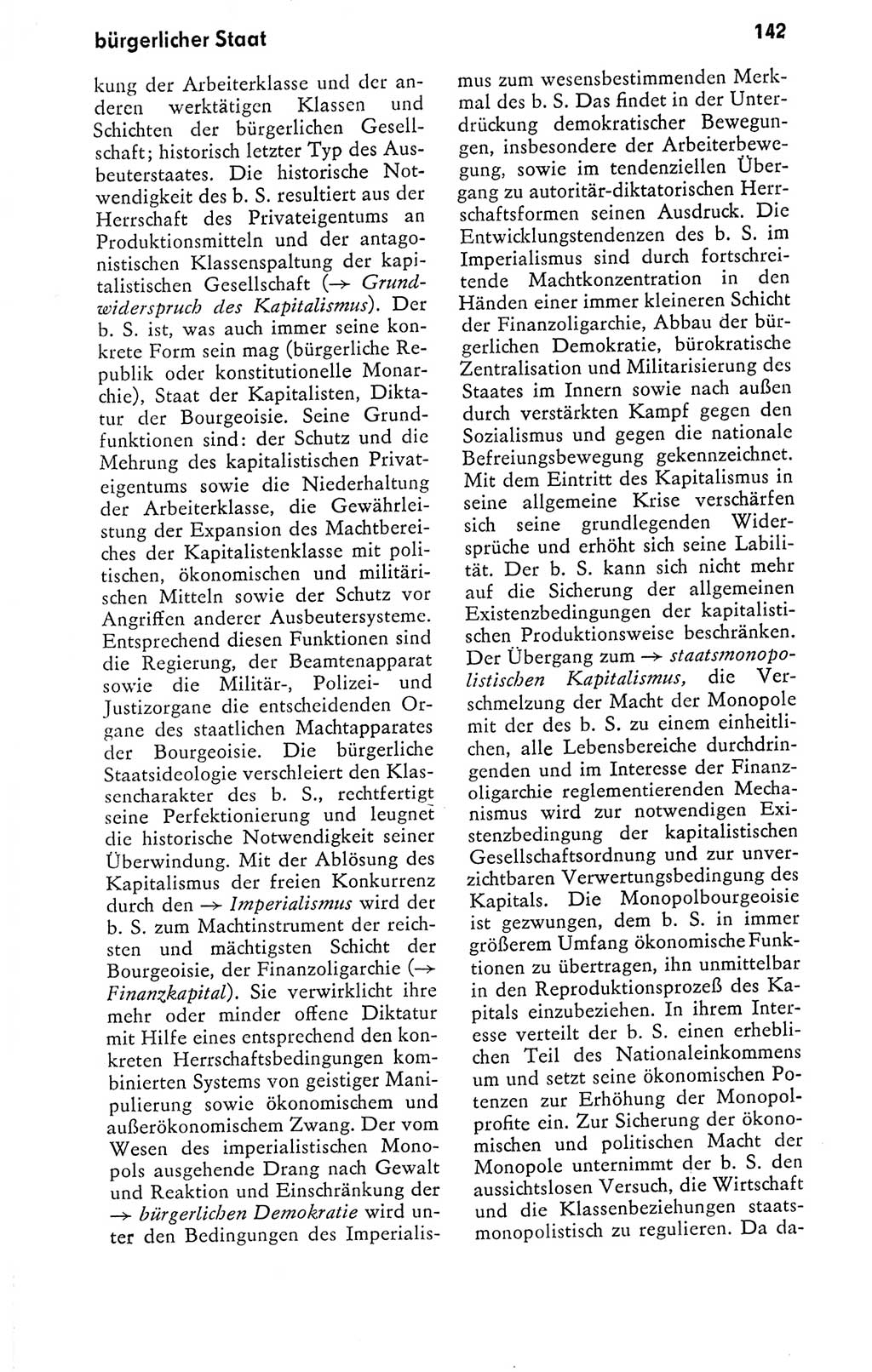 Kleines politisches Wörterbuch [Deutsche Demokratische Republik (DDR)] 1978, Seite 142 (Kl. pol. Wb. DDR 1978, S. 142)
