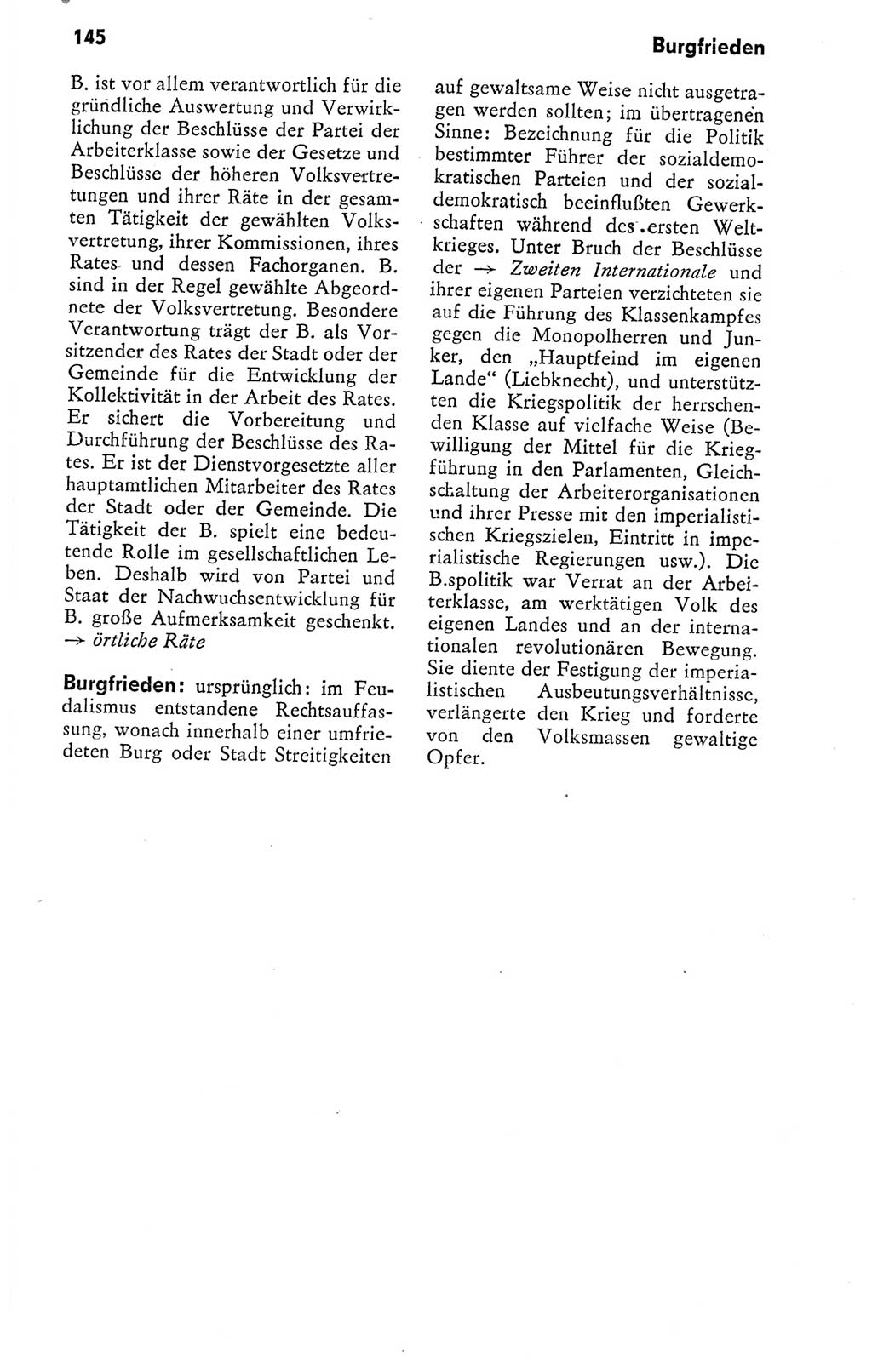 Kleines politisches Wörterbuch [Deutsche Demokratische Republik (DDR)] 1978, Seite 145 (Kl. pol. Wb. DDR 1978, S. 145)