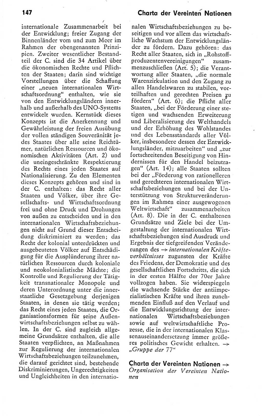 Kleines politisches Wörterbuch [Deutsche Demokratische Republik (DDR)] 1978, Seite 147 (Kl. pol. Wb. DDR 1978, S. 147)