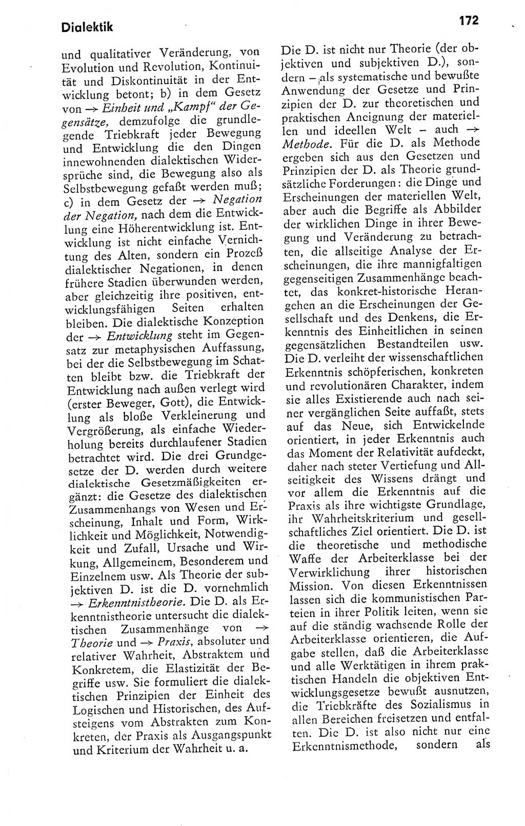 Kleines politisches Wörterbuch [Deutsche Demokratische Republik (DDR)] 1978, Seite 172 (Kl. pol. Wb. DDR 1978, S. 172)