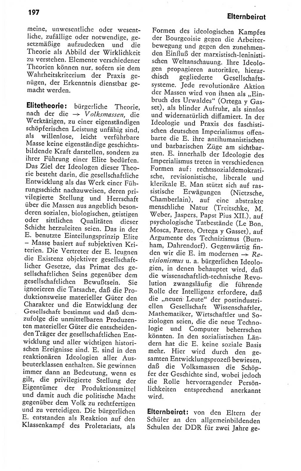 Kleines politisches Wörterbuch [Deutsche Demokratische Republik (DDR)] 1978, Seite 197 (Kl. pol. Wb. DDR 1978, S. 197)