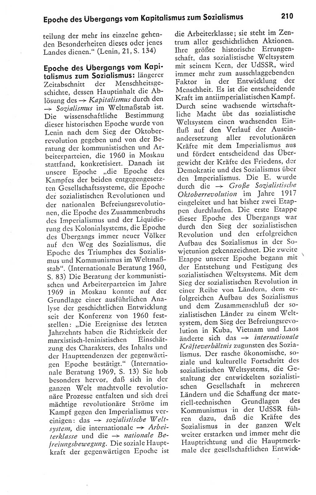 Kleines politisches Wörterbuch [Deutsche Demokratische Republik (DDR)] 1978, Seite 210 (Kl. pol. Wb. DDR 1978, S. 210)