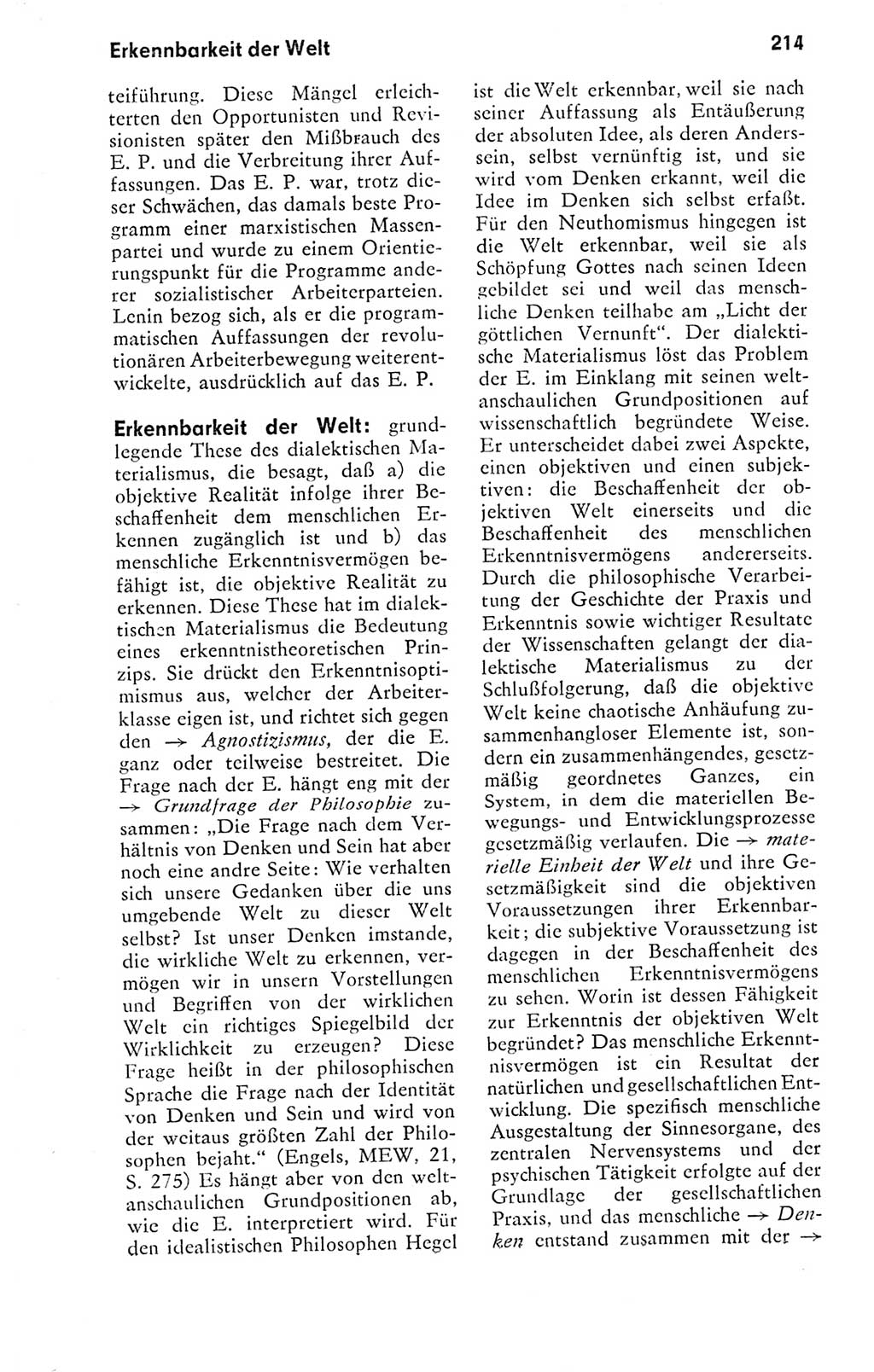 Kleines politisches Wörterbuch [Deutsche Demokratische Republik (DDR)] 1978, Seite 214 (Kl. pol. Wb. DDR 1978, S. 214)