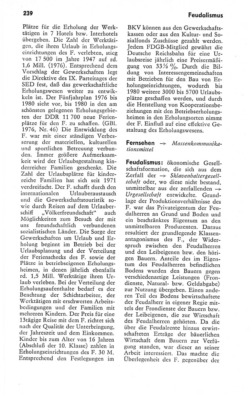Kleines politisches Wörterbuch [Deutsche Demokratische Republik (DDR)] 1978, Seite 239 (Kl. pol. Wb. DDR 1978, S. 239)