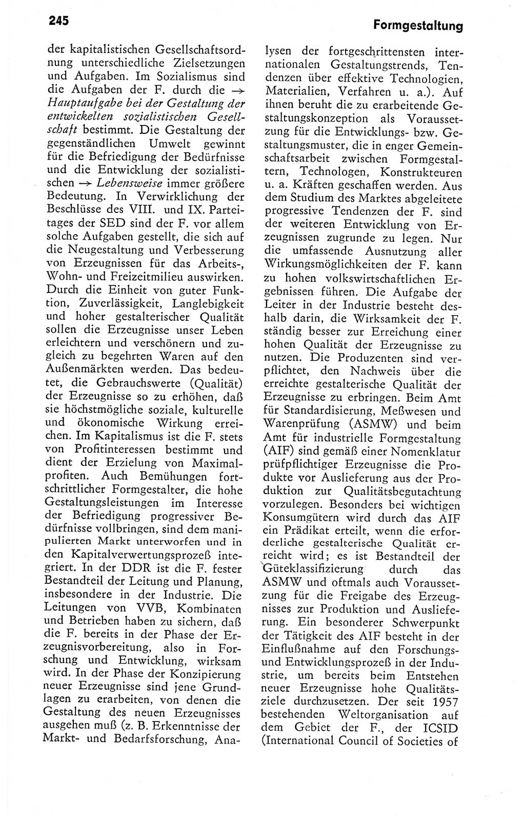 Kleines politisches Wörterbuch [Deutsche Demokratische Republik (DDR)] 1978, Seite 245 (Kl. pol. Wb. DDR 1978, S. 245)