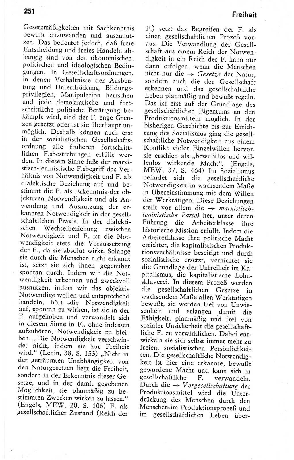 Kleines politisches Wörterbuch [Deutsche Demokratische Republik (DDR)] 1978, Seite 251 (Kl. pol. Wb. DDR 1978, S. 251)